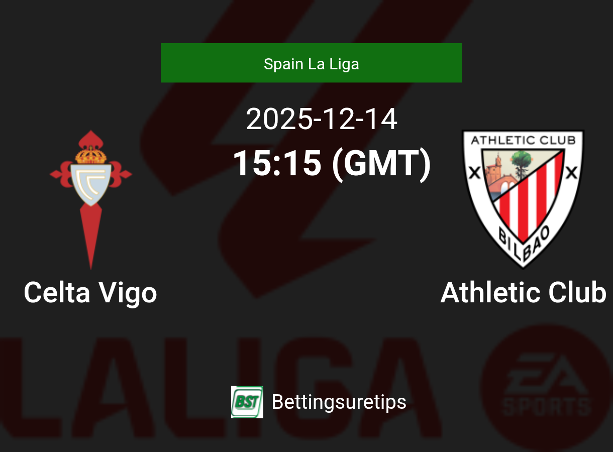 Celta Vigo vs Athletic Club Prediction Betting Tips & Correct Score