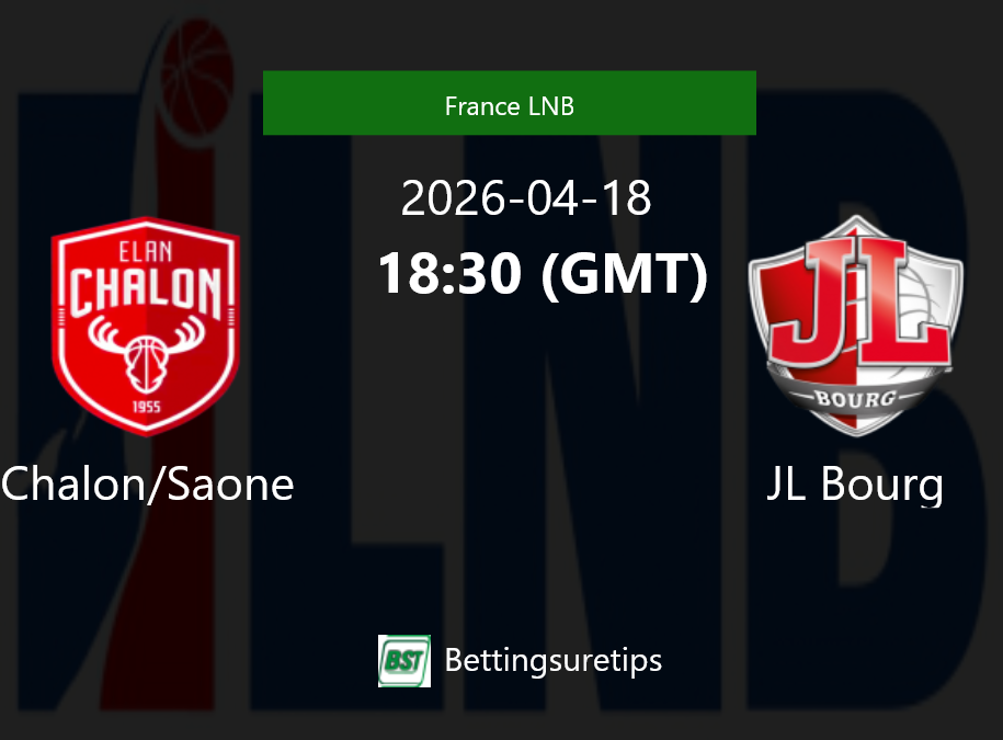 Chalon/Saone vs JL Bourg Prediction and Pick - France LNB
