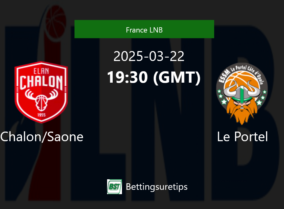 Chalon/Saone vs Le Portel Prediction and Pick - France LNB