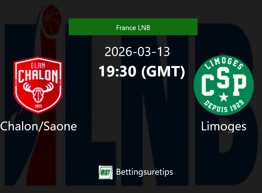 Chalon/Saone vs Limoges Prediction and Pick - France LNB
