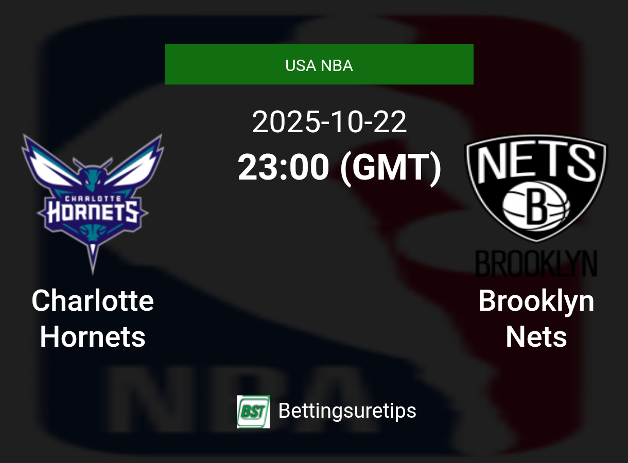 Charlotte Hornets vs Brooklyn Nets Prediction and Pick - USA NBA