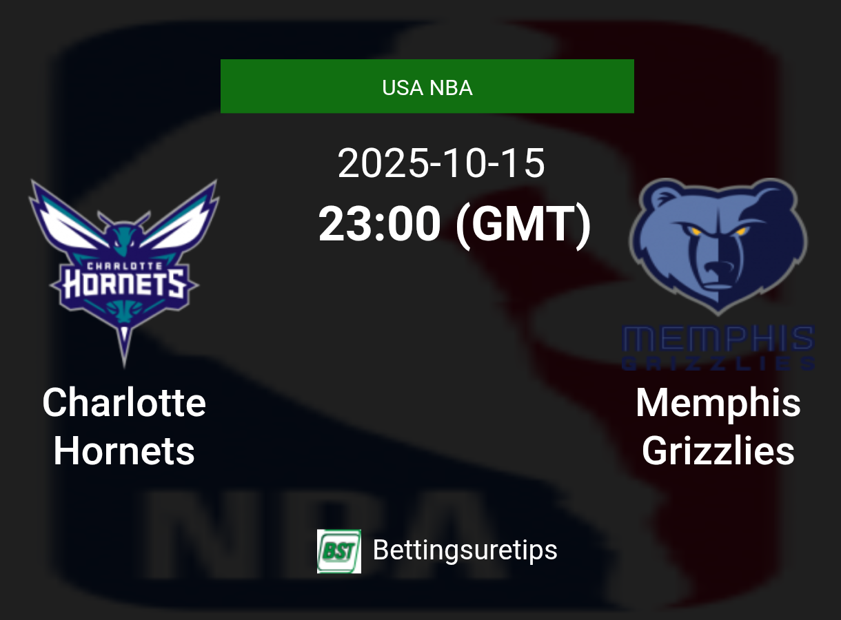 Charlotte Hornets vs Memphis Grizzlies Prediction and Pick - USA NBA