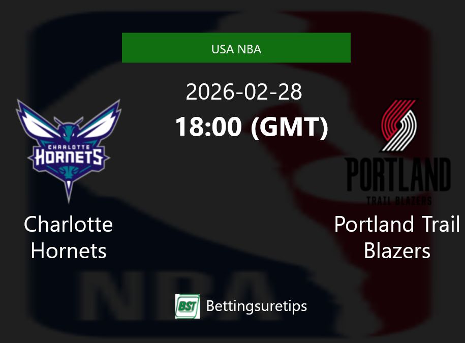 Charlotte Hornets vs Portland Trail Blazers Prediction and Pick - USA NBA