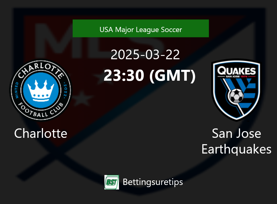 Charlotte vs San Jose Earthquakes Prediction Betting Tips & Correct Score