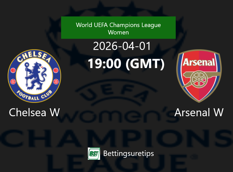 Chelsea W vs Arsenal W Prediction Betting Tips & Correct Score