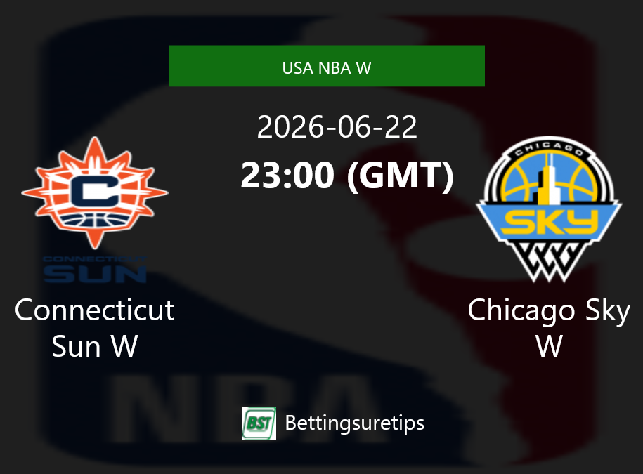 Connecticut Sun W vs Chicago Sky W Prediction and Pick - USA NBA W