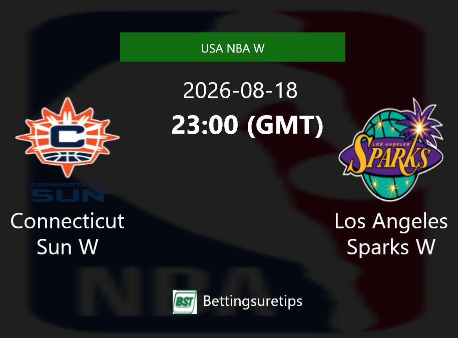 Connecticut Sun W vs Los Angeles Sparks W Prediction and Pick - USA NBA W Connecticut Sun W vs Los Angeles Sparks W Prediction and Pick - USA NBA W