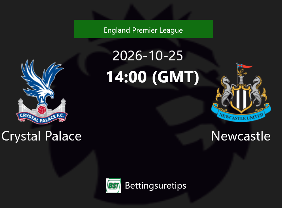 Crystal Palace vs Newcastle Prediction Betting Tips & Correct Score