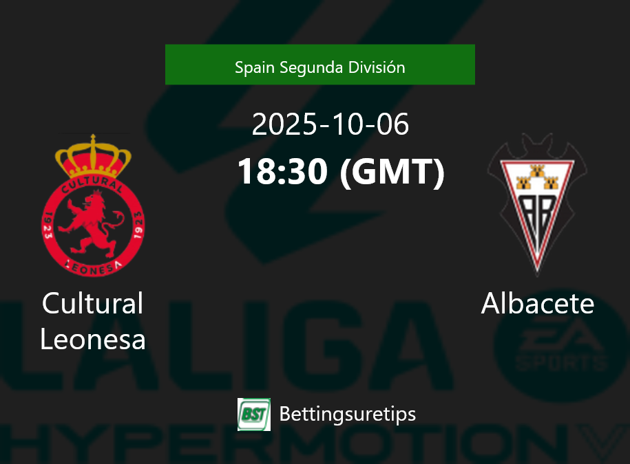Cultural Leonesa vs Albacete Prediction Betting Tips & Correct Score