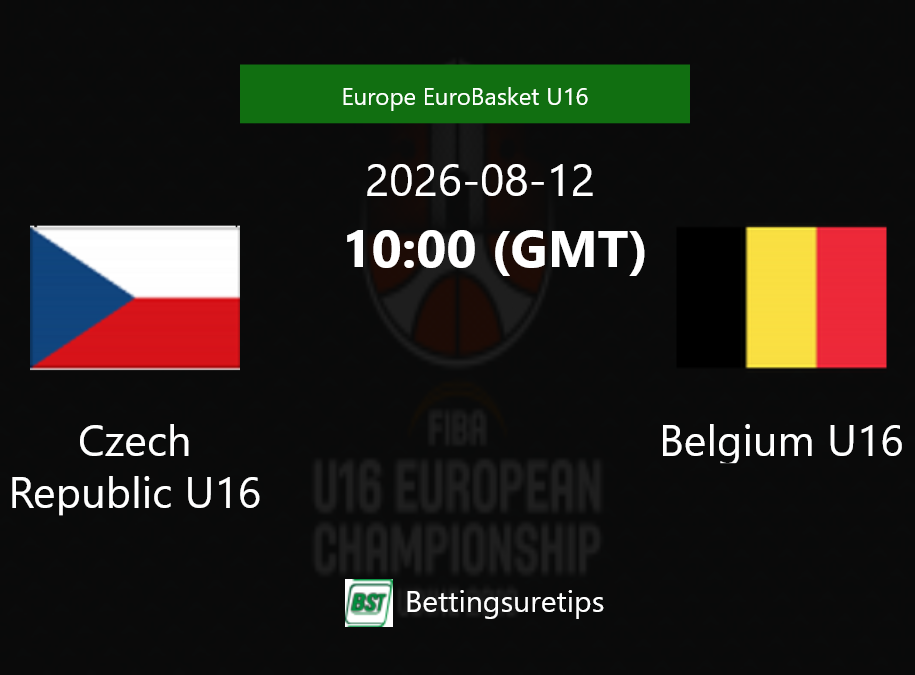 Czech Republic U16 vs Belgium U16 Prediction and Pick - Europe EuroBasket U16 Czech Republic U16 vs Belgium U16 Prediction and Pick - Europe EuroBasket U16