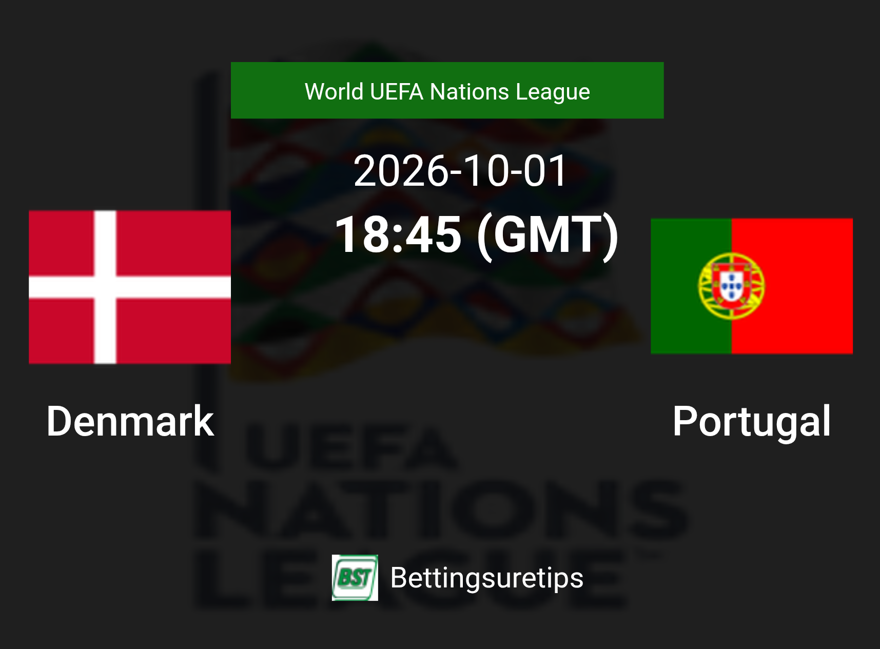 Denmark vs Portugal Prediction Betting Tips & Correct Score