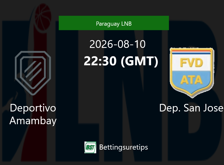 Deportivo Amambay vs Dep. San Jose Prediction and Pick - Paraguay LNB Deportivo Amambay vs Dep. San Jose Prediction and Pick - Paraguay LNB