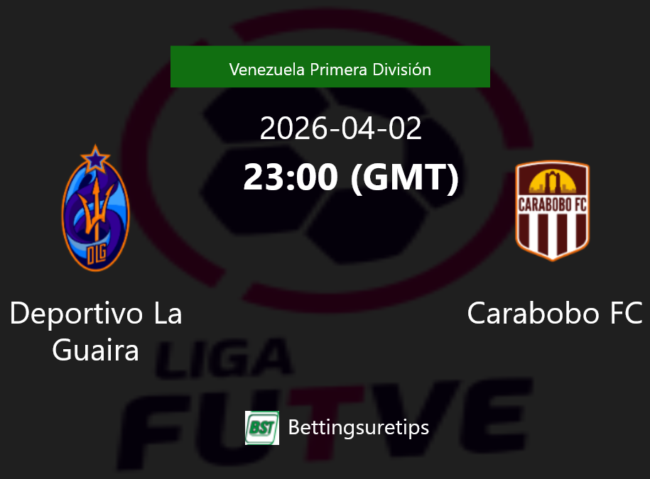 Deportivo La Guaira vs Carabobo FC Prediction Betting Tips & Correct Score