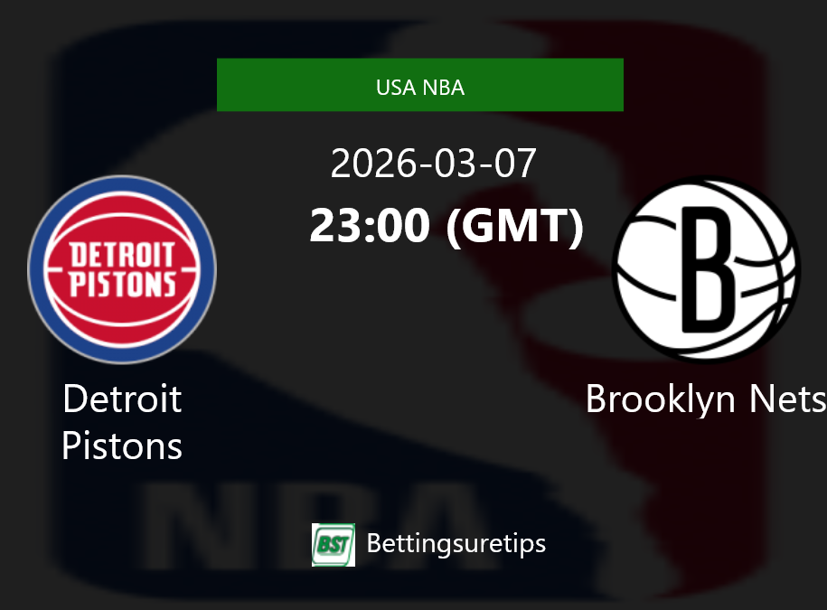 Detroit Pistons vs Brooklyn Nets Prediction and Pick - USA NBA