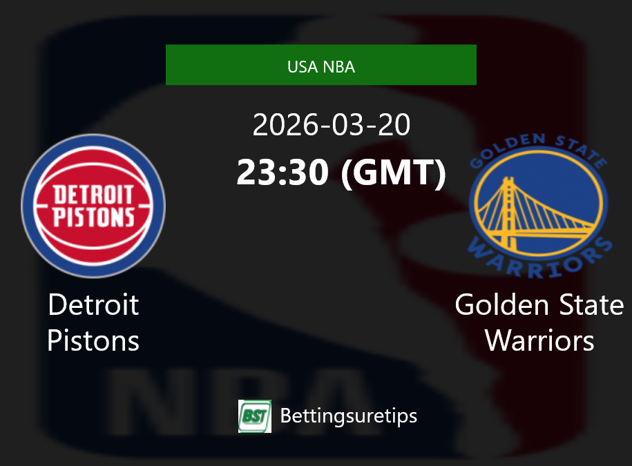 Detroit Pistons vs Golden State Warriors Prediction and Pick - USA NBA