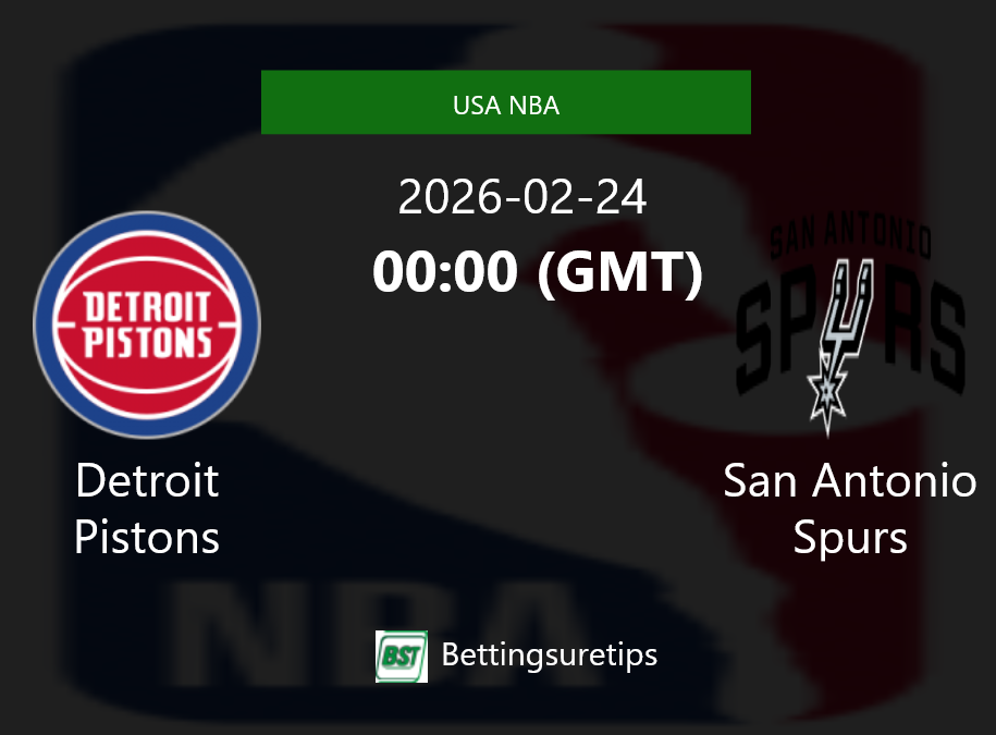 Detroit Pistons vs San Antonio Spurs Prediction and Pick - USA NBA