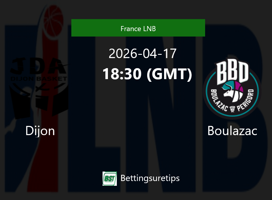 Dijon vs Boulazac Prediction and Pick - France LNB
