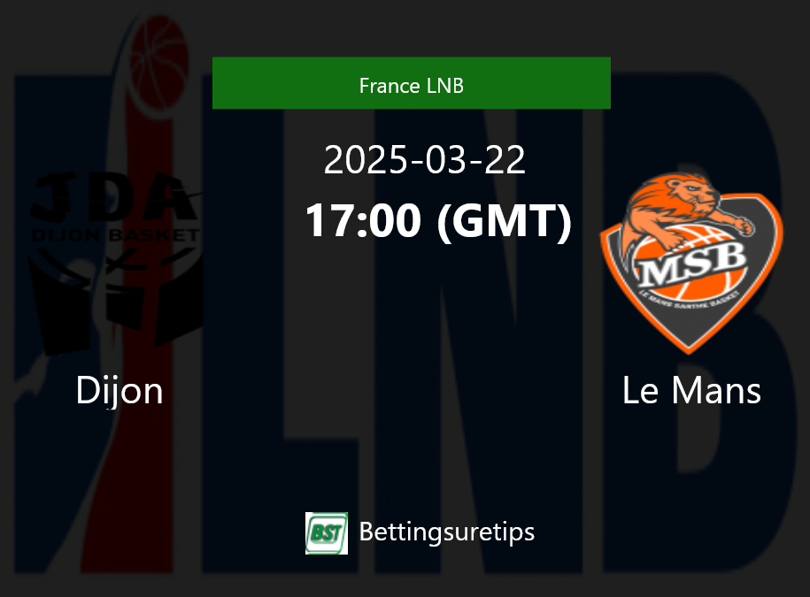 Dijon vs Le Mans Prediction and Pick - France LNB