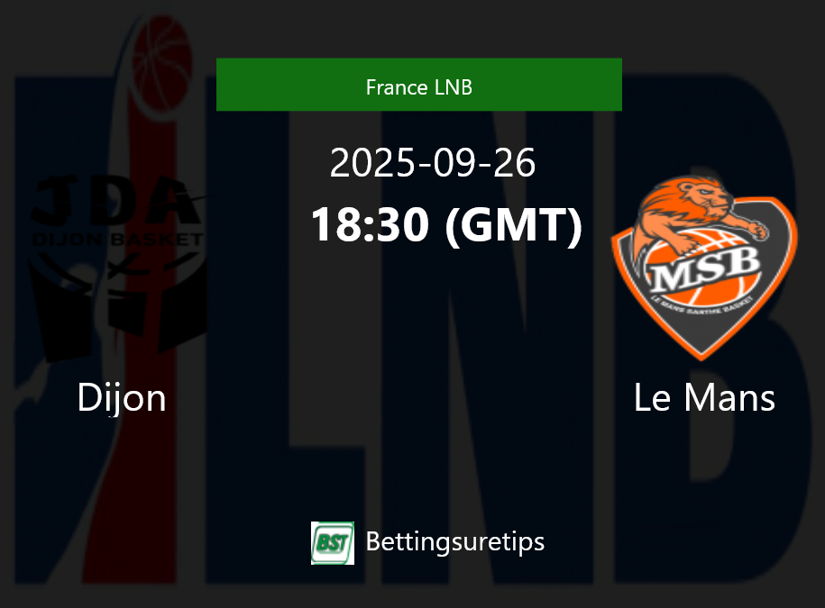 Dijon vs Le Mans Prediction and Pick - France LNB