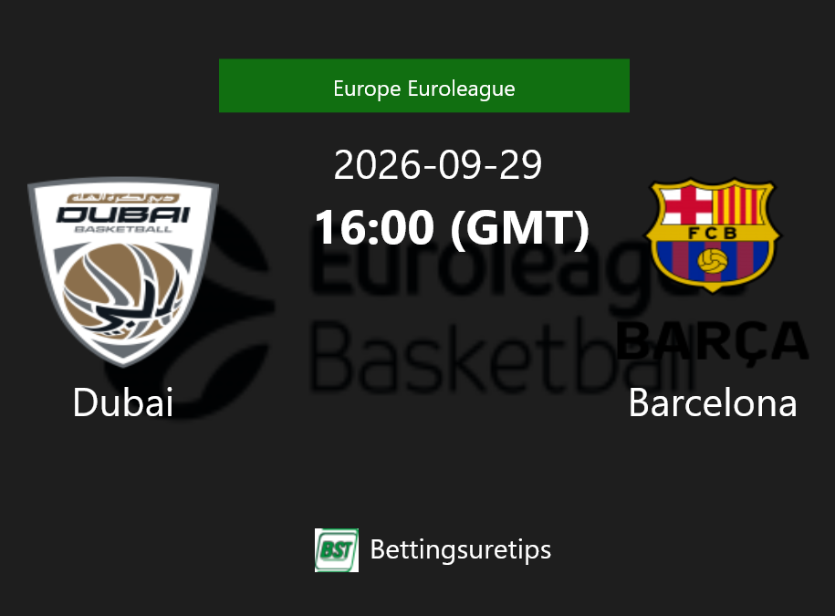 Dubai vs Barcelona Prediction and Pick - Europe Euroleague
