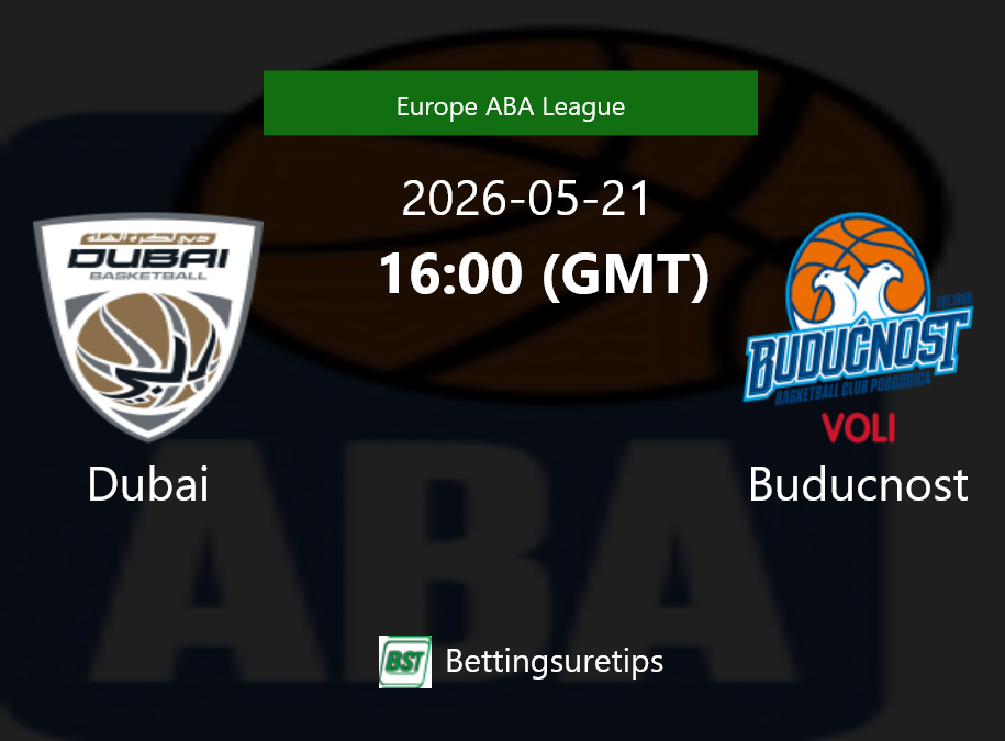Dubai vs Buducnost Prediction and Pick - Europe ABA League Dubai vs Buducnost Prediction and Pick - Europe ABA League