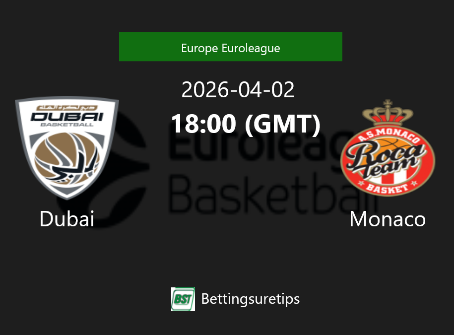 Dubai vs Monaco Prediction and Pick - Europe Euroleague
