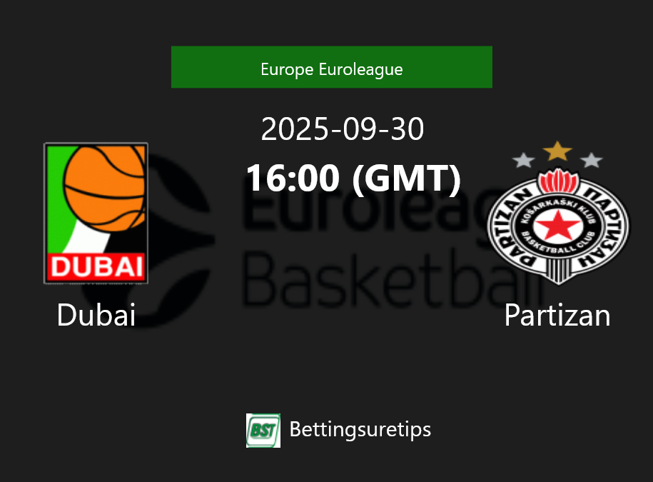 Dubai vs Partizan Prediction and Pick - Europe Euroleague