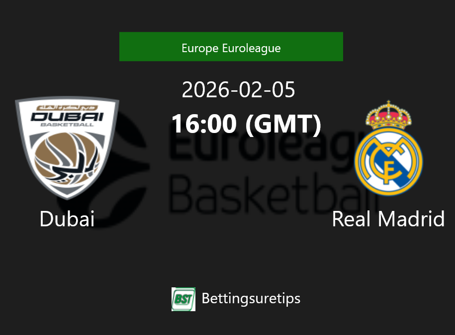Dubai vs Real Madrid Prediction and Pick - Europe Euroleague