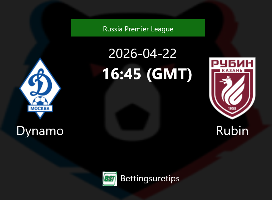 Dynamo vs Rubin Prediction Betting Tips & Correct Score