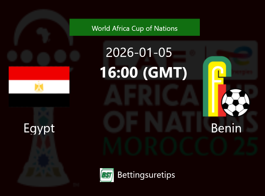 Egypt vs Benin Prediction Betting Tips & Correct Score