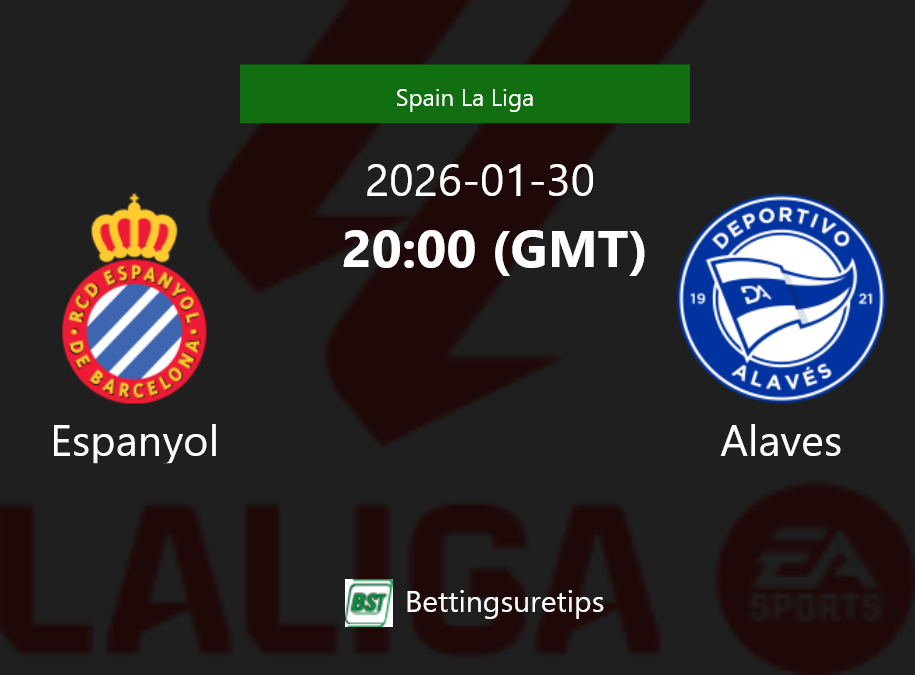 Espanyol vs Alaves Prediction Betting Tips & Correct Score