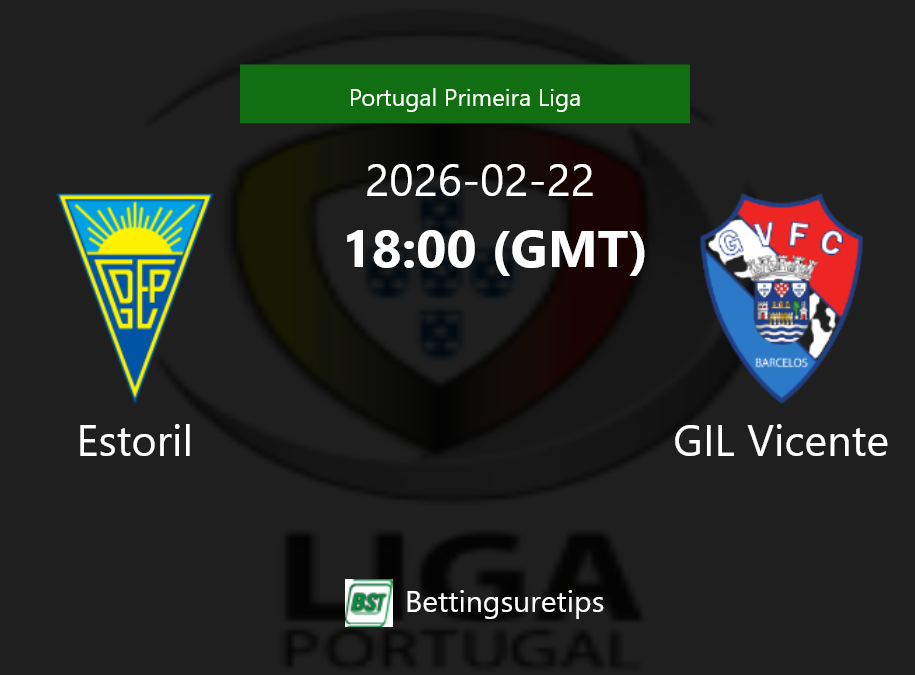 Estoril vs GIL Vicente Prediction Betting Tips & Correct Score