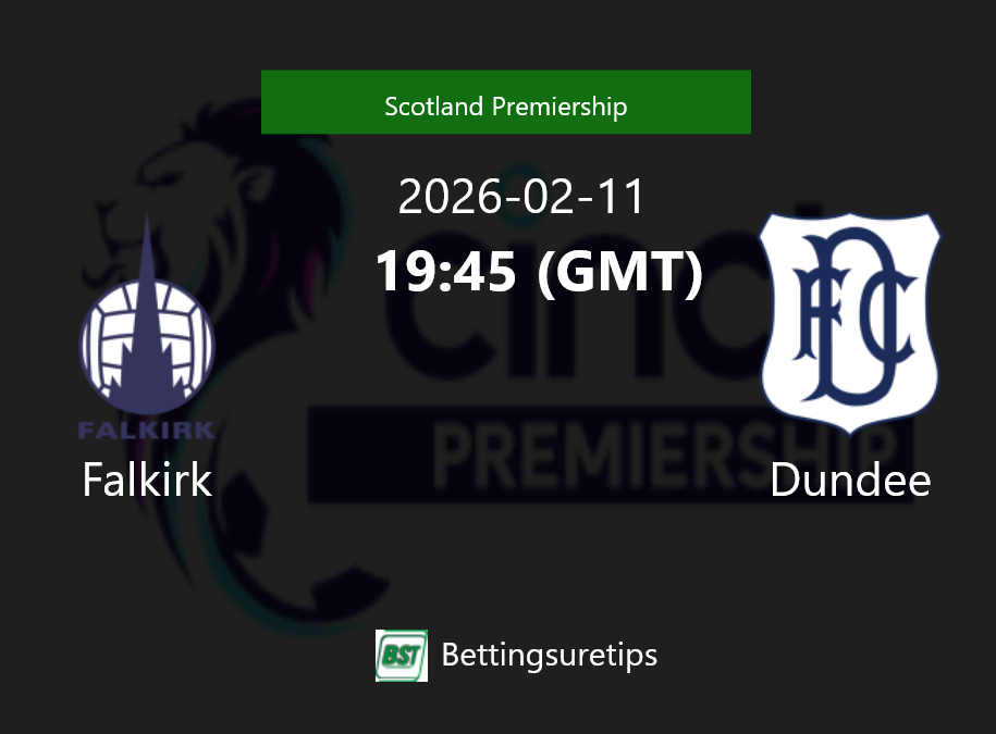 Falkirk vs Dundee Prediction Betting Tips & Correct Score