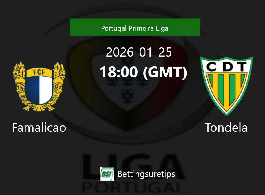 Famalicao vs Tondela Prediction Betting Tips & Correct Score