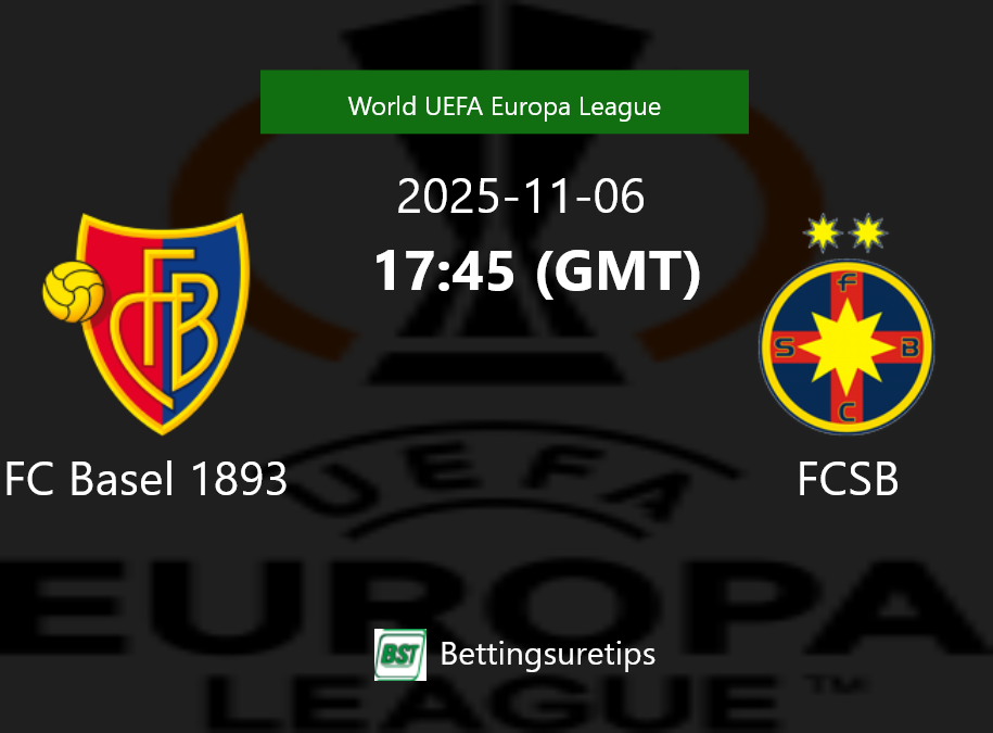 FC Basel 1893 vs FCSB Prediction Betting Tips & Correct Score