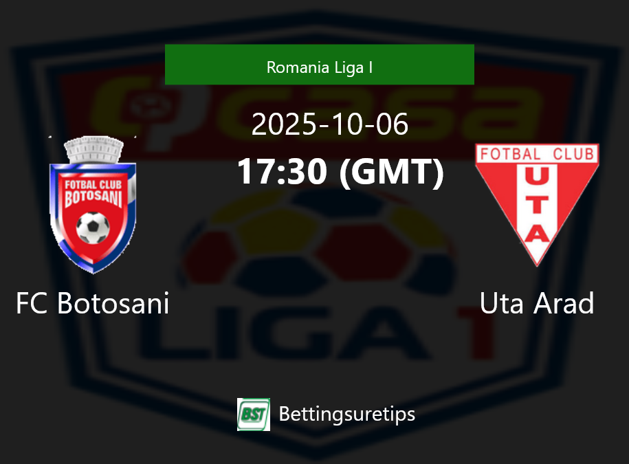 FC Botosani vs Uta Arad Prediction Betting Tips & Correct Score