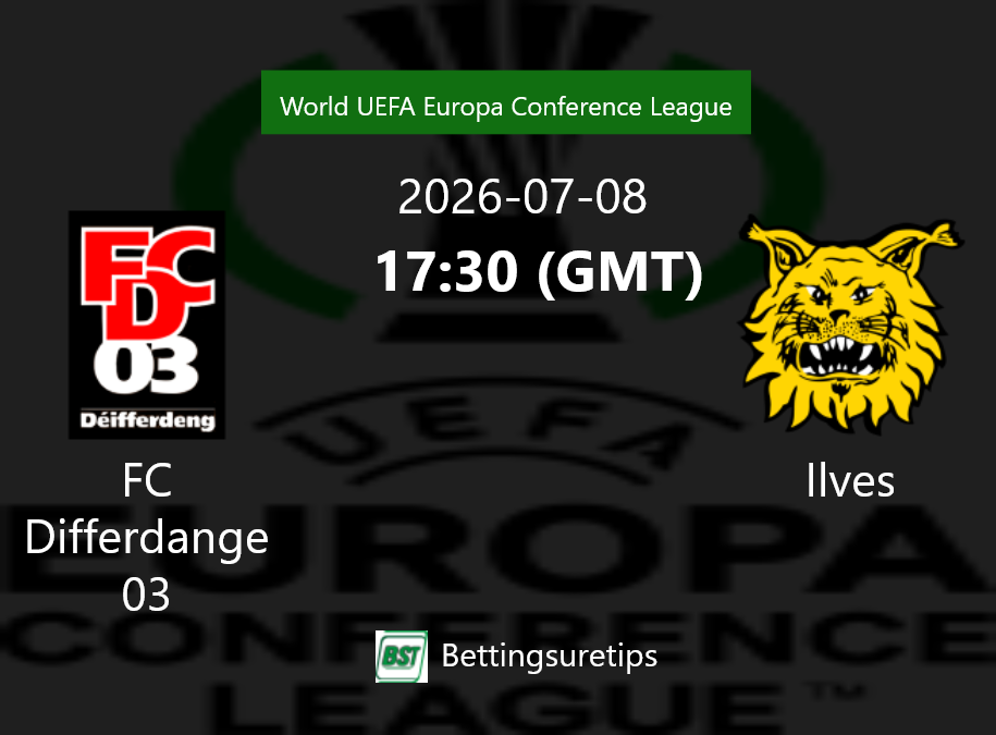 FC Differdange 03 vs Ilves Prediction Betting Tips & Correct Score