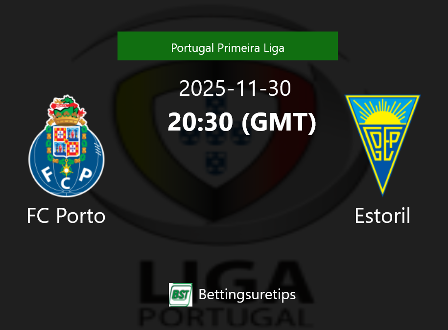 FC Porto vs Estoril Prediction Betting Tips & Correct Score