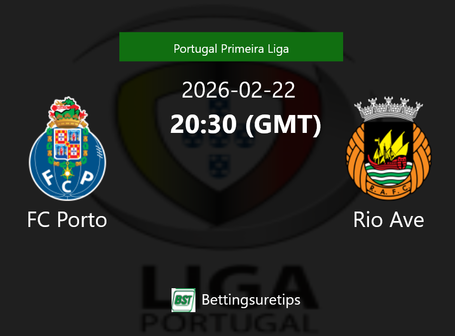 FC Porto vs Rio Ave Prediction Betting Tips & Correct Score