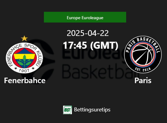 Fenerbahce vs Paris Prediction and Pick - Europe Euroleague