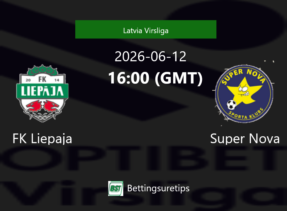 FK Liepaja vs Super Nova Prediction Betting Tips & Correct Score
