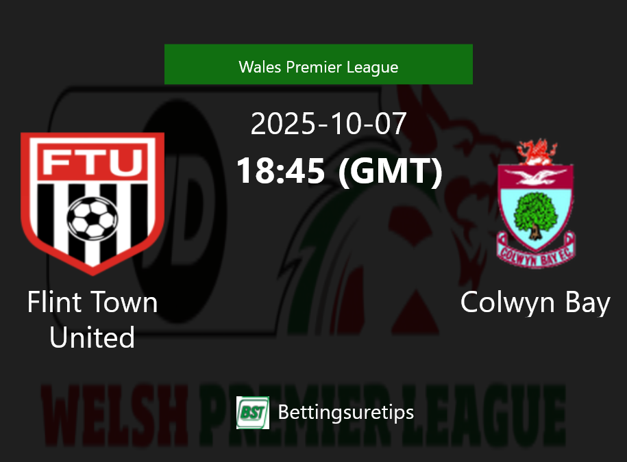 Flint Town United vs Colwyn Bay Prediction Betting Tips & Correct Score