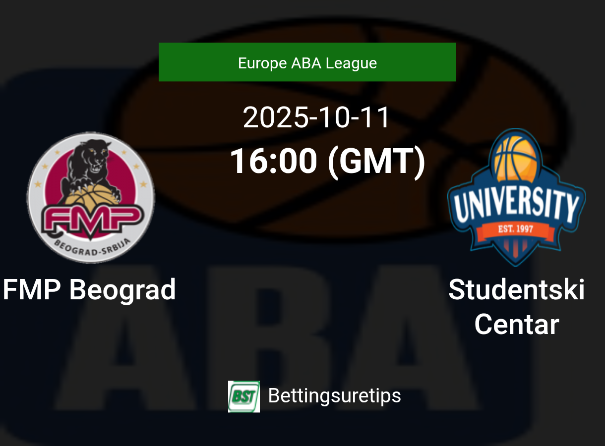 FMP Beograd vs Studentski Centar Prediction and Pick - Europe ABA League