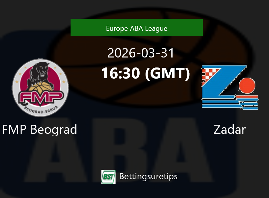 FMP Beograd vs Zadar Prediction and Pick - Europe ABA League
