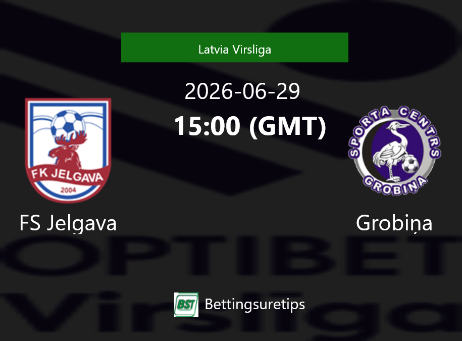 FS Jelgava vs Grobi?a Prediction Betting Tips & Correct Score