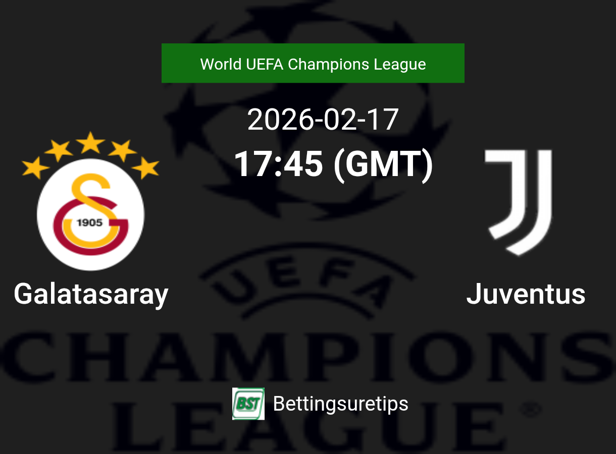 Galatasaray vs Juventus Prediction Betting Tips & Correct Score