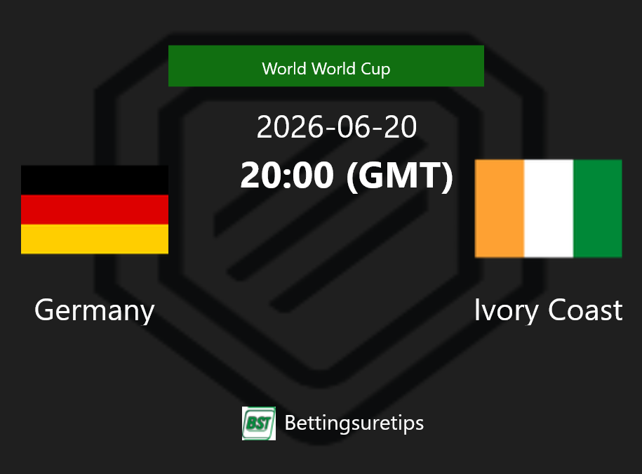 Germany vs Ivory Coast Prediction Betting Tips & Correct Score