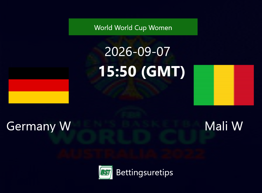 Germany W vs Mali W Prediction and Pick - World World Cup Women