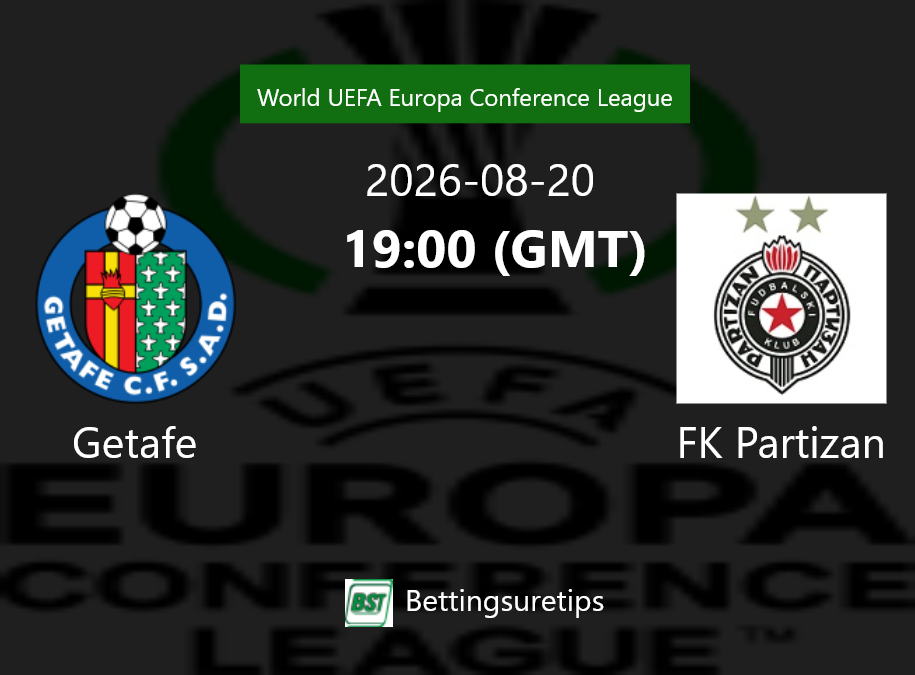 Getafe vs FK Partizan Prediction Betting Tips & Correct Score