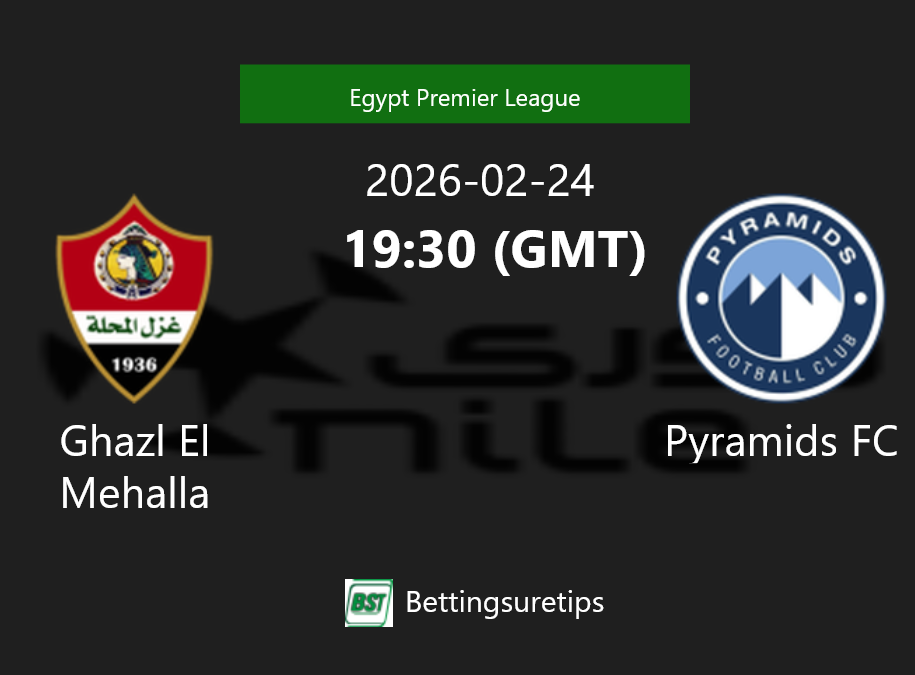 Ghazl El Mehalla vs Pyramids FC Prediction Betting Tips & Correct Score